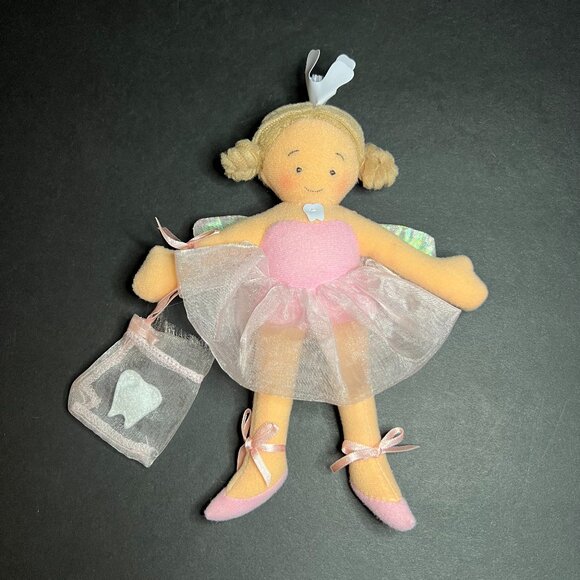 North American Bear Co. 2007 Fancy Prancy Pink Princess Tooth Fairy Doll 8.5" - Picture 1 of 7